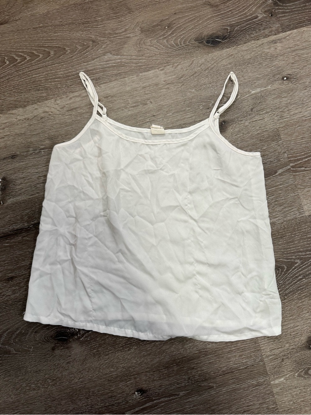 LA hearts white flowy tank